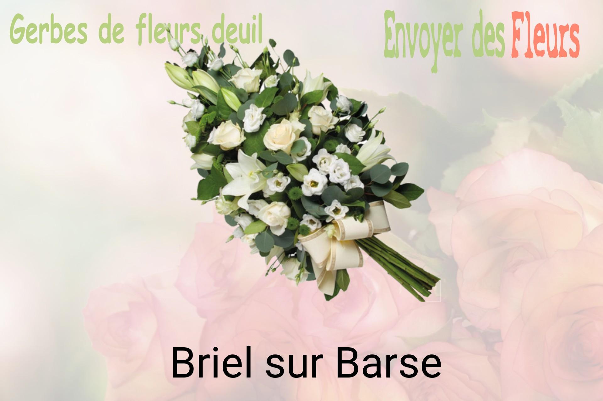 Gerbe de fleurs de deuil livrée à Briel-sur-Barse